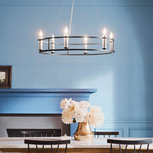 Load image into Gallery viewer, Rosalind Chandelier in dining room.
