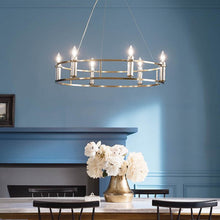 Load image into Gallery viewer, Rosalind Chandelier in dining room.
