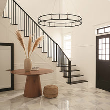 Load image into Gallery viewer, Rosalind Chandelier in dining room.
