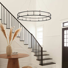 Load image into Gallery viewer, Rosalind Chandelier in living room.

