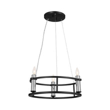 Load image into Gallery viewer, Rosalind Mini Chandelier in Black.
