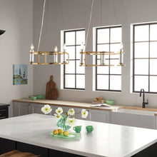 Load image into Gallery viewer, Rosalind Mini Chandelier in kitchen.
