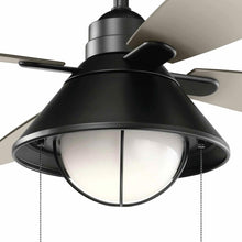 Load image into Gallery viewer, Seaside LED Ceiling Fan in Detail.
