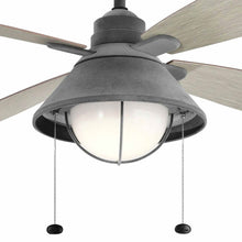 Load image into Gallery viewer, Seaside LED Ceiling Fan in Detail.
