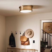 Load image into Gallery viewer, Serca Flush Mount Ceiling Light in living room.
