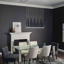Load image into Gallery viewer, Soho LED Linear Pendant Light in room.
