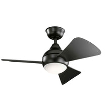 Load image into Gallery viewer, Sola LED Ceiling Fan in Detail.
