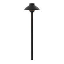 Load image into Gallery viewer, Stepped Dome LED Path Light in Black Textured (22.5-Inch).

