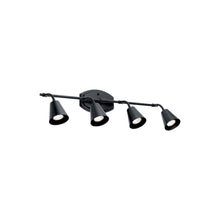 Load image into Gallery viewer, Sylvia Light Rail Light in Black (4-Light).
