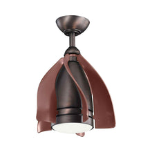 Load image into Gallery viewer, Terna LED Ceiling Fan in Oil Brushed Bronze.
