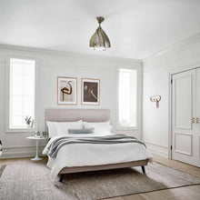 Load image into Gallery viewer, Terna LED Ceiling Fan in bedroom.
