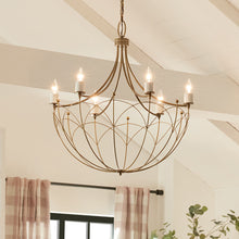 Load image into Gallery viewer, Topiary Chandelier in living room.

