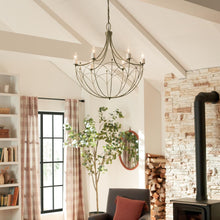 Load image into Gallery viewer, Topiary Chandelier in living room.
