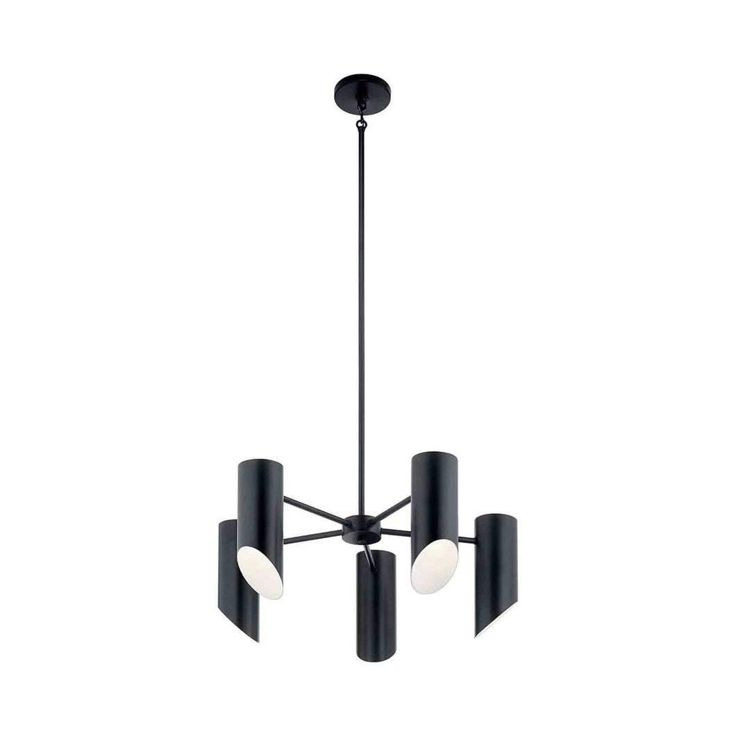Trentino Chandelier in Black (5-Light).