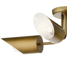 Load image into Gallery viewer, Trentino Semi Flush Mount Ceiling Light in Detail.
