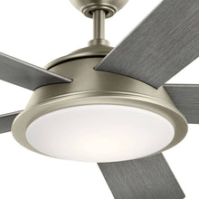 Load image into Gallery viewer, Verdi LED Ceiling Fan in Detail.
