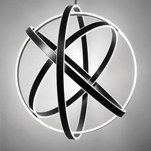 Load image into Gallery viewer, Kinetic LED Pendant Light in Detail.
