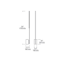 Load image into Gallery viewer, Klee LED Floor Lamp - line drawing.
