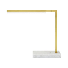 Load image into Gallery viewer, Klee LED Table Lamp in Gold.
