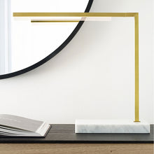 Load image into Gallery viewer, Klee LED Table Lamp in office.
