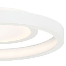 Load image into Gallery viewer, Knock Out LED Flush Mount Ceiling Light Detail.
