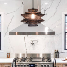Load image into Gallery viewer, Kokoro Pendant Light in living room.

