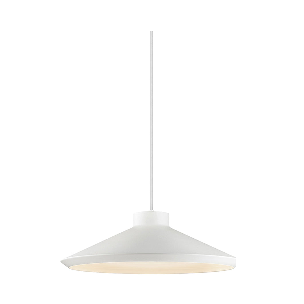 Koma Edo Pendant Light in Satin White/GU24.