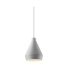 Load image into Gallery viewer, Koma Taisho Pendant Light in Bright Satin Aluminum.
