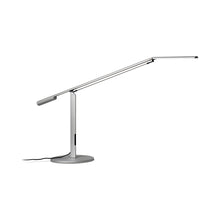 Load image into Gallery viewer, Equo LED Desk Lamp in Silver.
