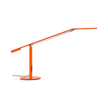 Load image into Gallery viewer, Equo LED Desk Lamp in Orange.
