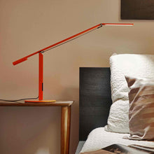 Load image into Gallery viewer, Equo LED Desk Lamp in bedroom.
