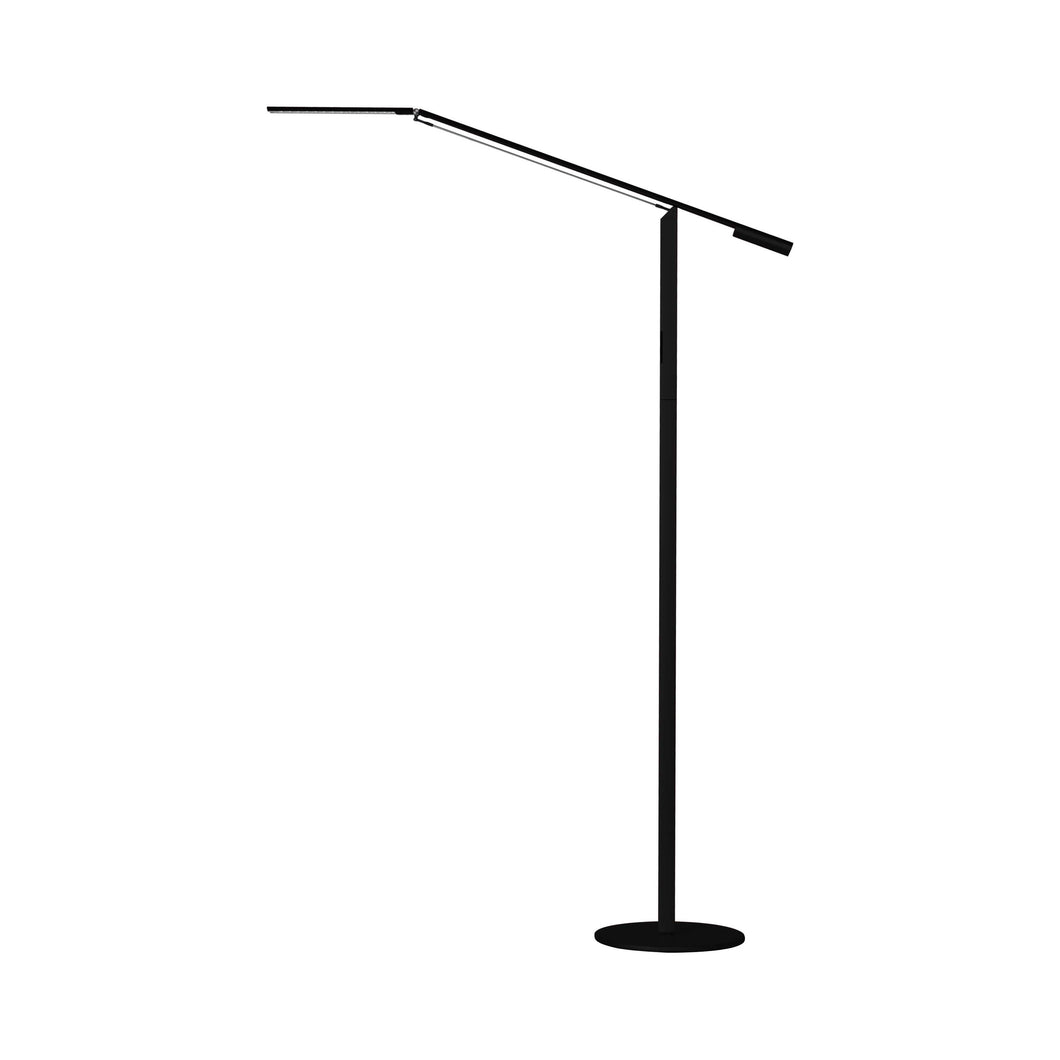Equo LED Floor Lamp in Black.