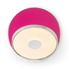 Load image into Gallery viewer, Gravy Hardwire LED Wall Light in Chrome and Matte Hot Pink.
