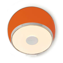 Load image into Gallery viewer, Gravy Hardwire LED Wall Light in Chrome and Matte Orange.
