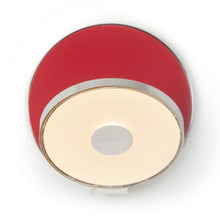 Load image into Gallery viewer, Gravy Hardwire LED Wall Light in Chrome and Matte Red.
