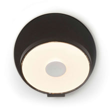 Load image into Gallery viewer, Gravy Hardwire LED Wall Light in Metallic Black and Metallic.
