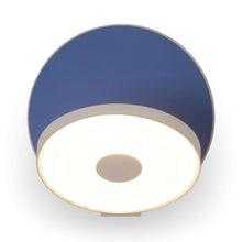 Load image into Gallery viewer, Gravy Hardwire LED Wall Light in Matte White and Matte Blue.
