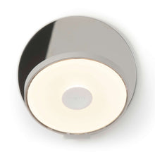 Load image into Gallery viewer, Gravy Hardwire LED Wall Light in Silver and Chrome.
