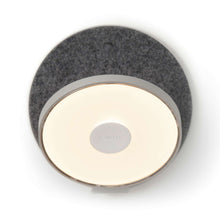Load image into Gallery viewer, Gravy Hardwire LED Wall Light in Silver and Oxford.
