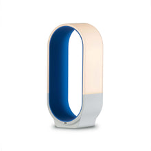 Load image into Gallery viewer, Mr. GO! Outdoor LED Lantern in Soft Blue.
