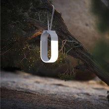 Load image into Gallery viewer, Mr. GO! Outdoor LED Lantern in Outdoor Area.

