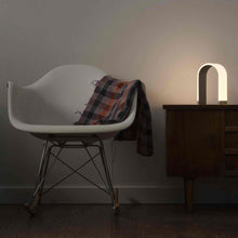 Load image into Gallery viewer, Mr. N LED Table Lamp in living room.
