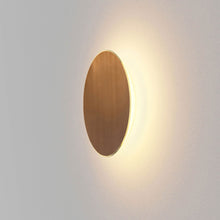 Load image into Gallery viewer, Ramen LED Outdoor Wall Light in Large/Brass.

