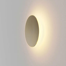 Load image into Gallery viewer, Ramen LED Outdoor Wall Light in Large/Brushed Nickel.
