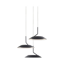 Load image into Gallery viewer, Royyo LED Multi Light Pendant Light in 3-Light/Matte Black.
