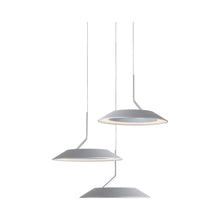 Load image into Gallery viewer, Royyo LED Multi Light Pendant Light in 3-Light/Silver.
