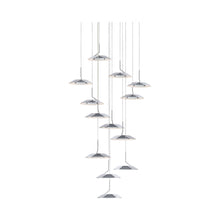 Load image into Gallery viewer, Royyo LED Multi Light Pendant Light in 19-Light/Chrome.
