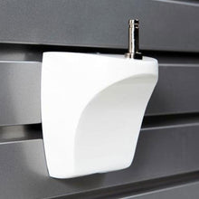 Load image into Gallery viewer, Slatwall Mount in White.
