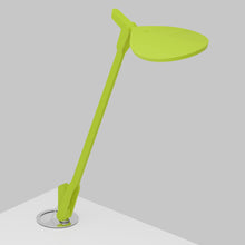 Load image into Gallery viewer, Splitty LED Desk Lamp in Matte Leaf Green/Grommet Mount .
