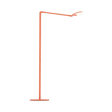 Load image into Gallery viewer, Splitty LED Floor Lamp in Matte Orange.
